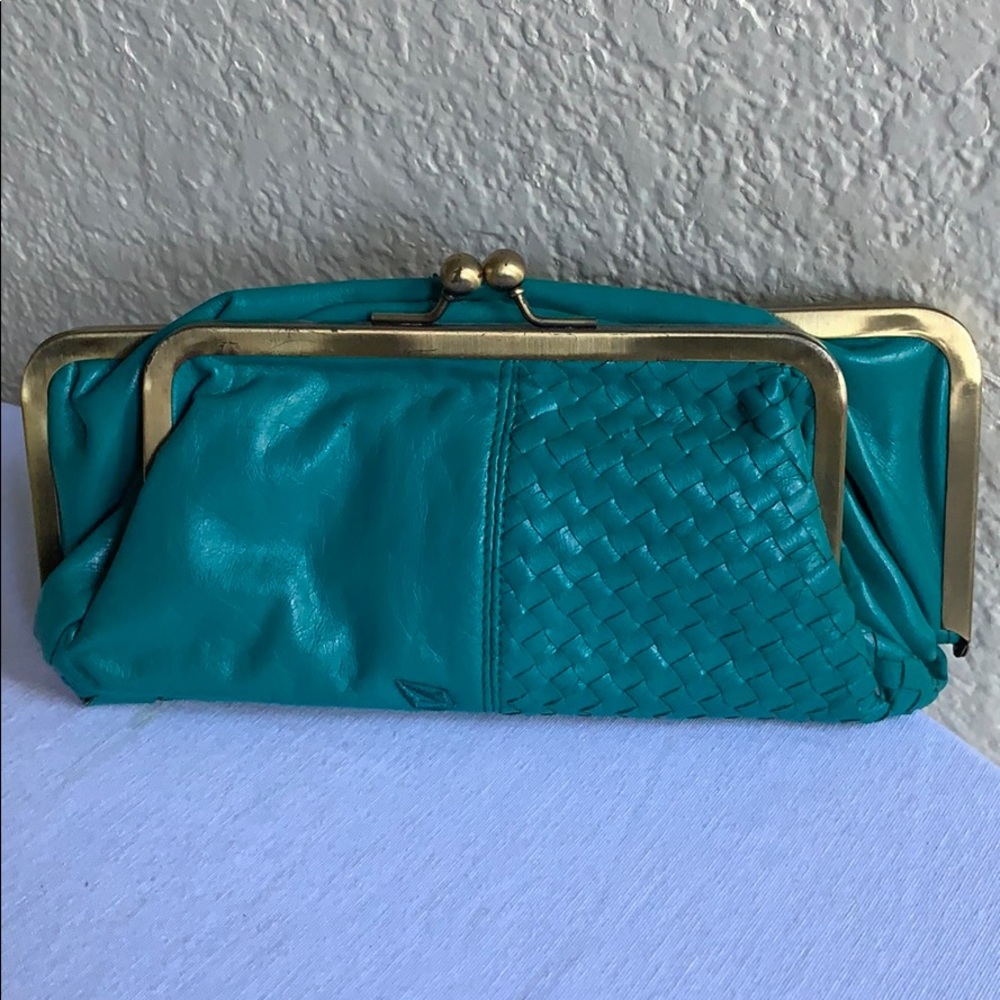 Turquoise Volcom clutch